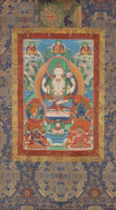 Shadakshari Avalokiteshvara by Unbekannt Unbekannt